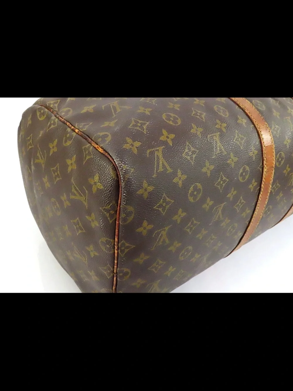 Louis Vuitton Monogram Travel Duffle in Brown and Tan
